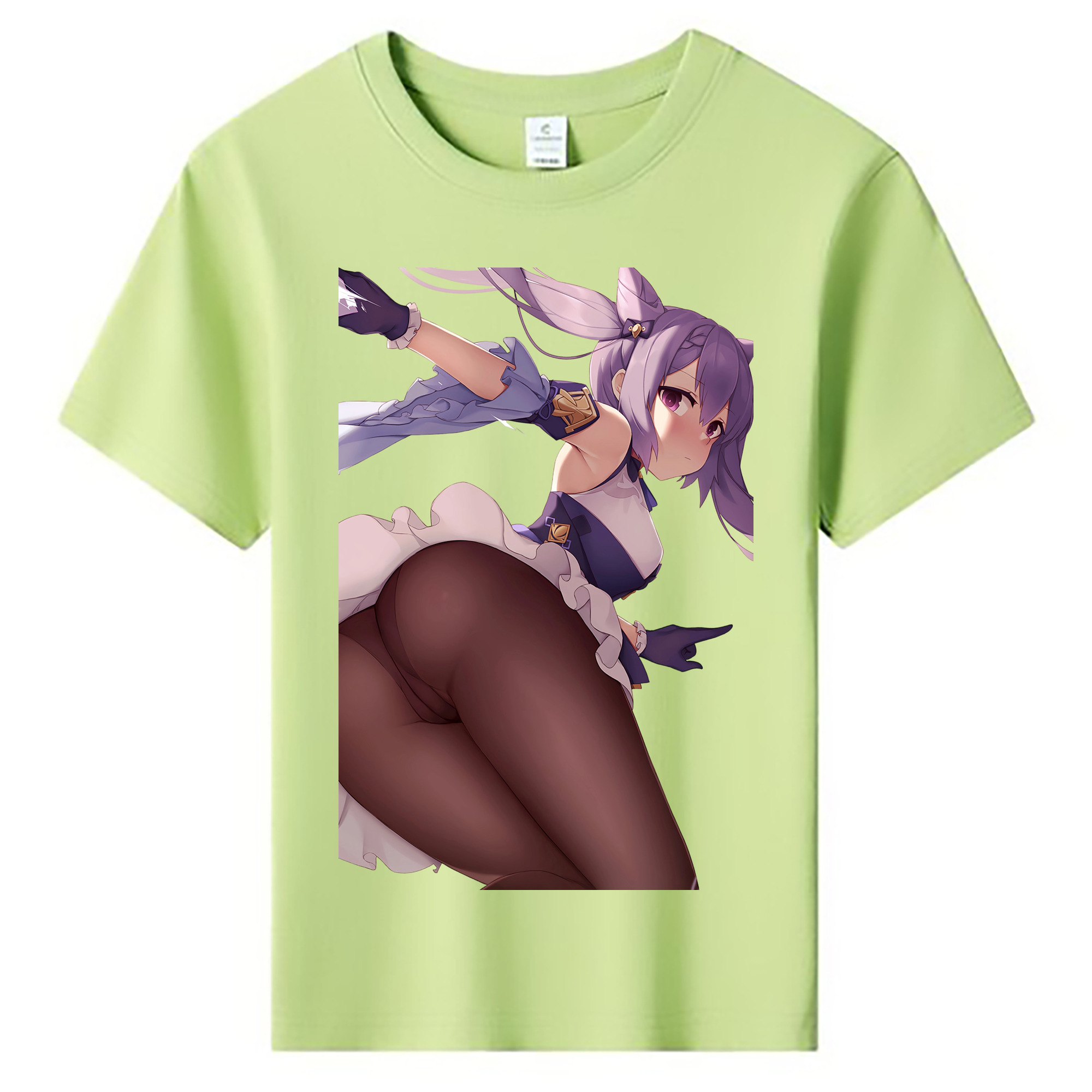 げんし神 刻晴 こくせい genshin Kokusei 綿100％キッズTシャツ（フロントプリント）
